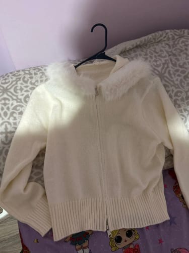Customer photo review of Alison faux fur Jacket