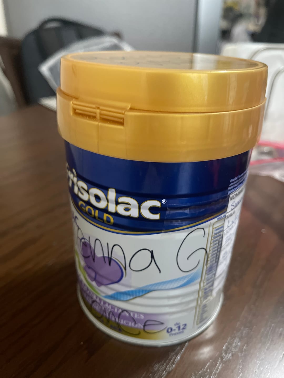 Customer photo review of Frisolac Gold Pep A C (0 A 12 Meses) Pack Con 800 Gr