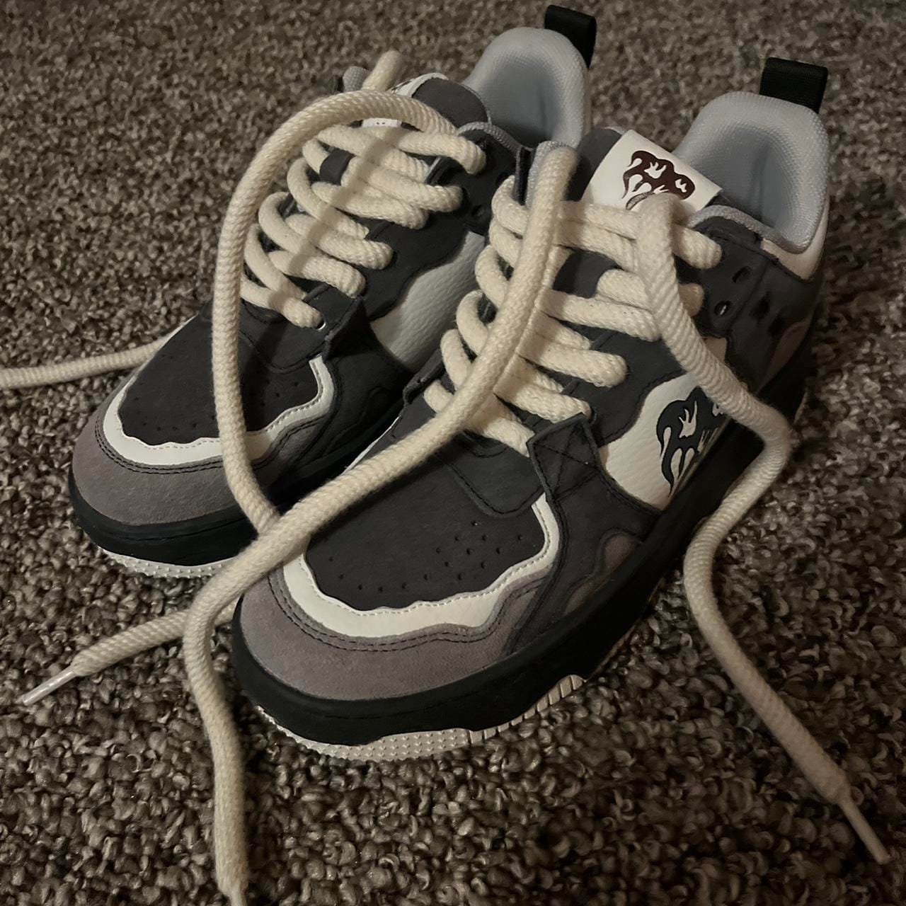 Customer photo review of Monochrome Shadowwave Heavy-Duty Street Sneakers-1507