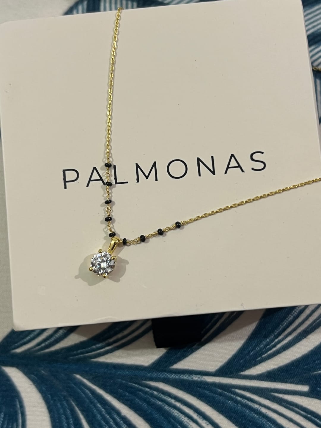 Customer photo review of Royal Diamond Mangalsutra | BIS Hallmarked | 18k Gold Vermeil
