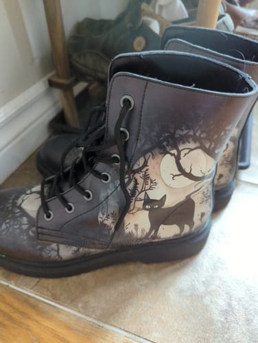 Customer photo review of Shadows And Whiskers Boots