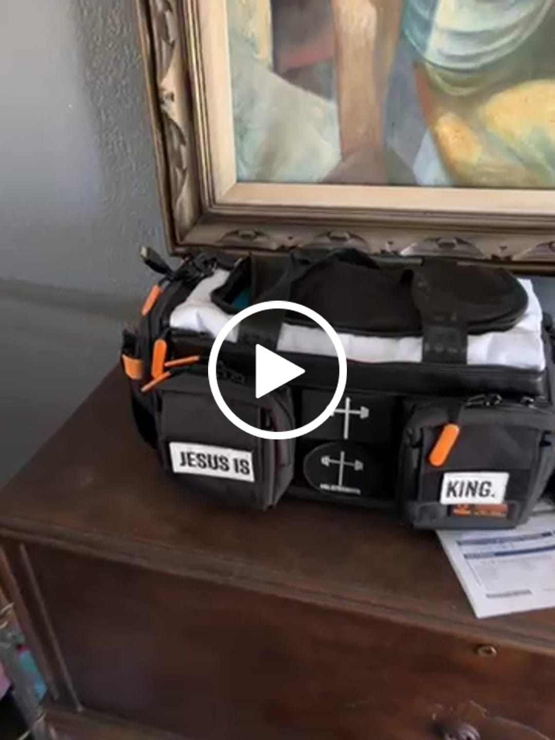 Customer video review of HolStrength Velcro Patch