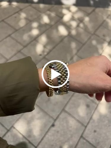 Customer video review of CERBERUS Bangle 14K Yellow Gold Vermeil