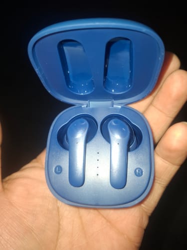 Customer photo review of Audífonos inalámbricos TWS | STF Neo ANC | 3hrs uso azul