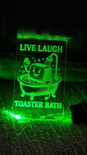 Customer photo review of Lightburn Compatible Nano Replacement Board for 40W CO2 Laser Engraver