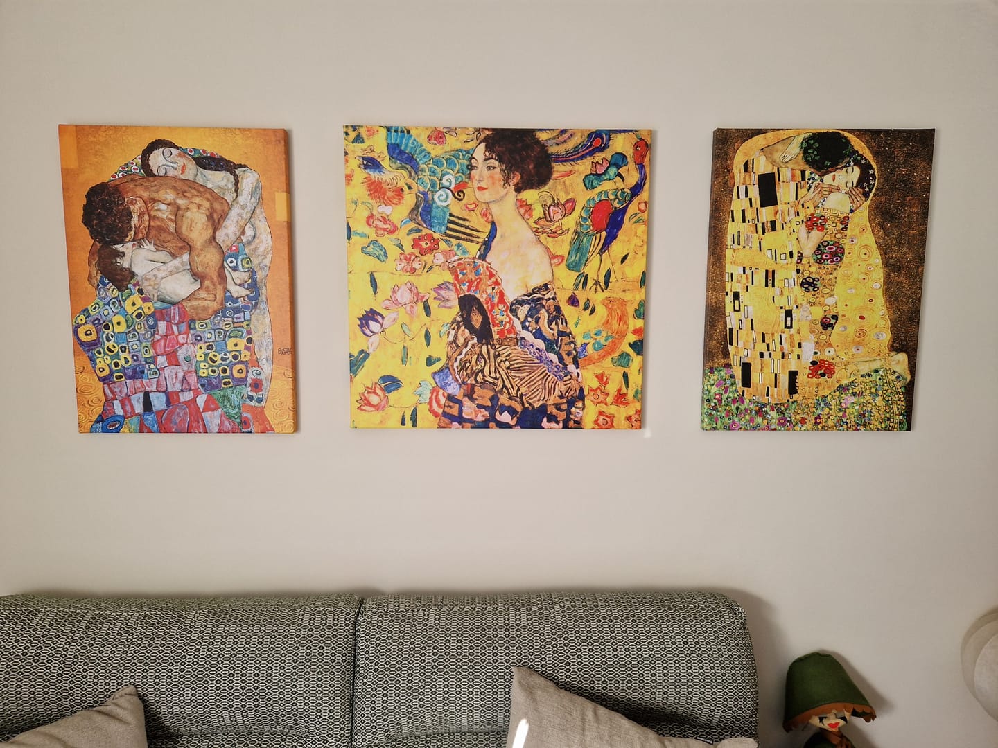 Customer photo review of Dama con ventaglio Gustav Klimt