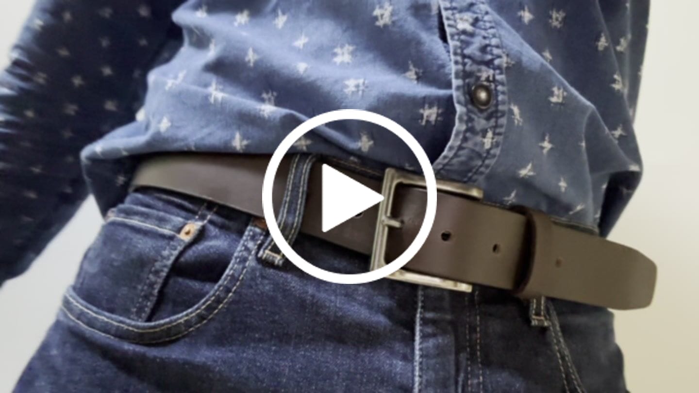 Customer video review of The Long Haul Belt - Brown Classic 100% Full-Grain Leather Belt
