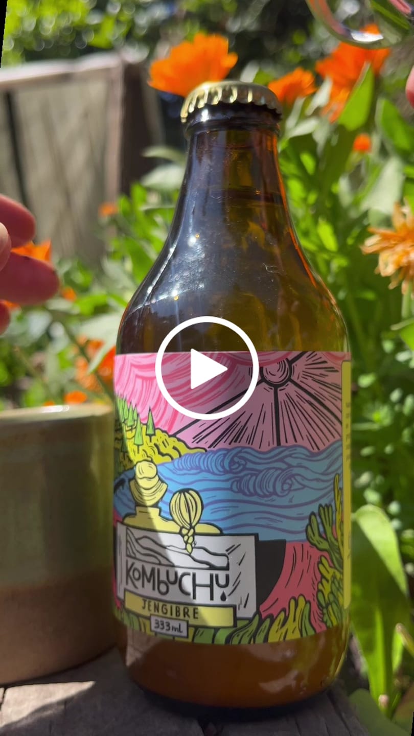 Customer video review of Caja Kombuchu Maracuyá (12x333cc)