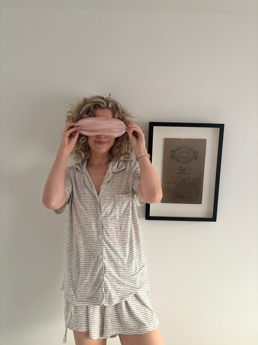 Customer photo review of DANIELLE STRIPE : Short Pyjama Set