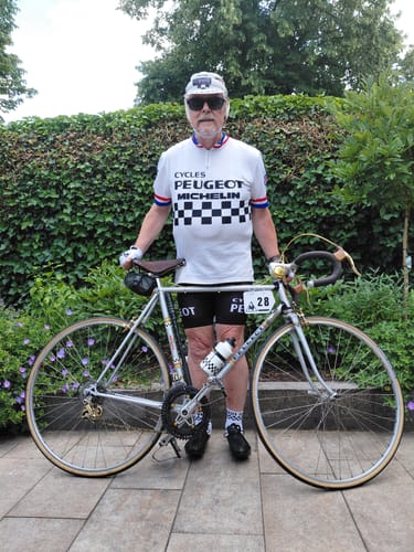Customer photo review of PEUGEOT Retro Cycling Socks
