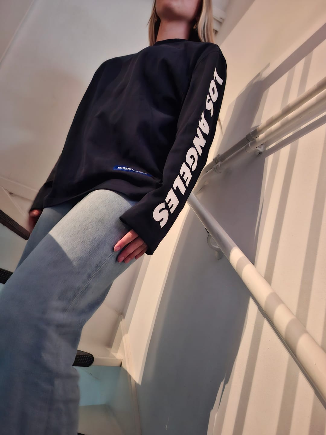Avis client avec photo sur le T-SHIRT À MANCHES LONGUES NAVY