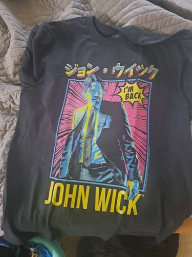 Customer photo review of Japanese Poster John Wick T-Shirt