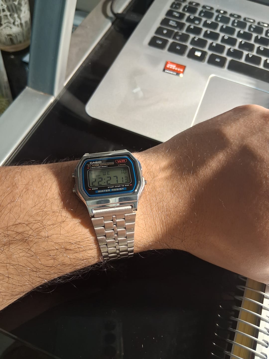 Customer photo review of Reloj Casio Vintage A159WA-N1DF Plateado MADE IN JAPAN