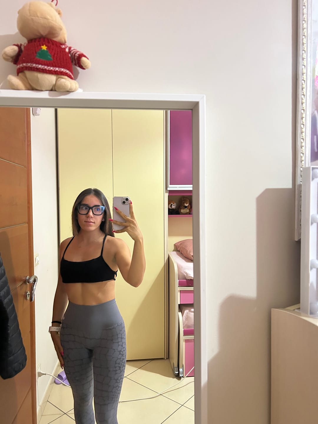 Customer photo review of Leggings Push Up All-up Grigio Ira Cocco