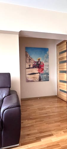 Customer photo review of Paveikslas “Love Will Wait More Than Just A Minute"