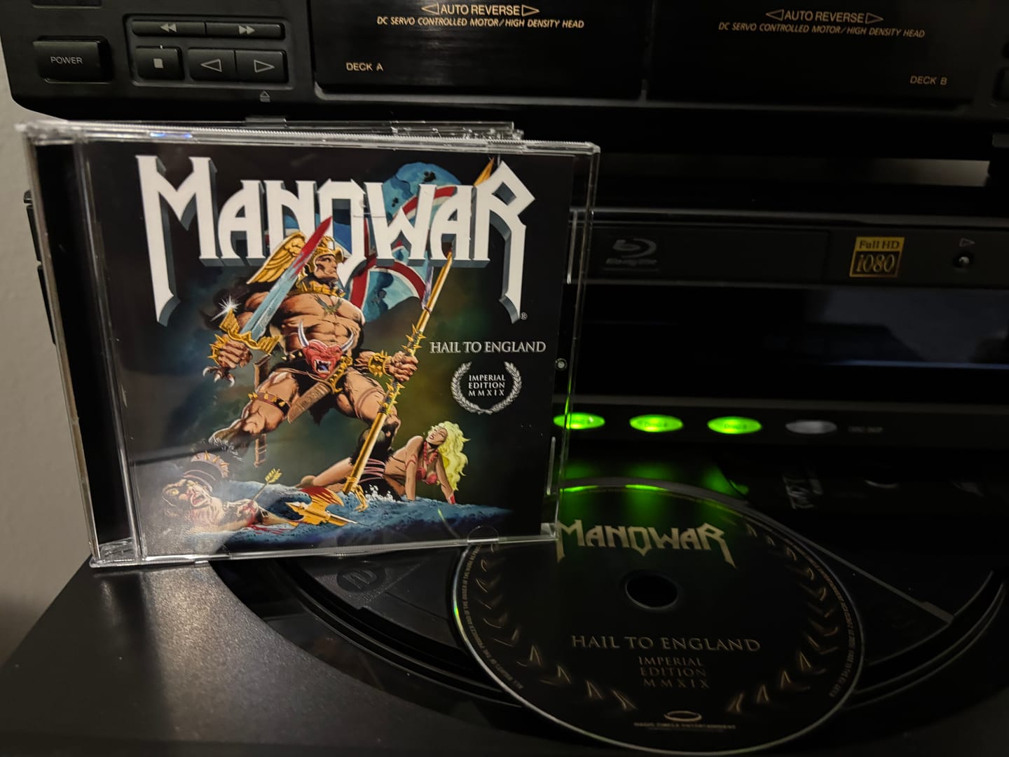 Customer photo review of Manowar CD Hail To England Imperial Edition MMXIX (remixed/remastered)