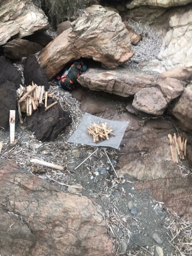 Customer photo review of Portable Fire Pit