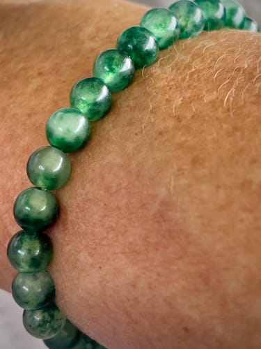 Customer photo review of Verdant Whisper – Bracelet of Gentle Abundance