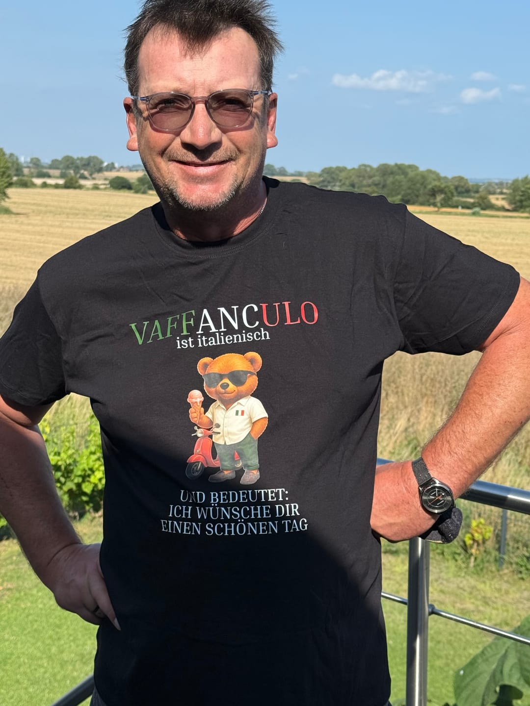 Customer photo review of VAFFANCULO | Premium Shirt Unisex