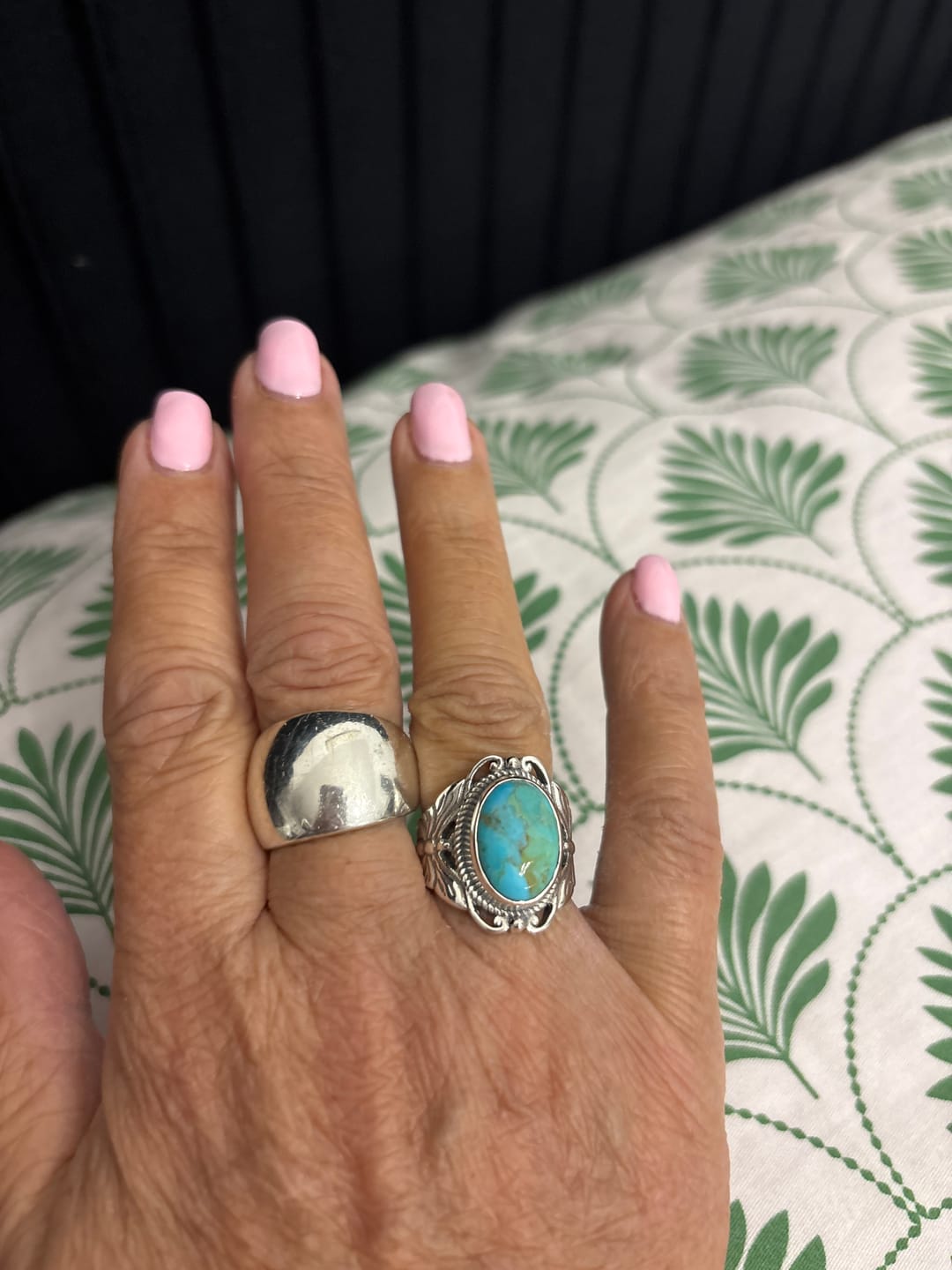 Customer photo review of Wild Thing Turquoise Ring is