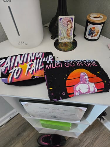 Customer photo review of The Groceries T-Shirt