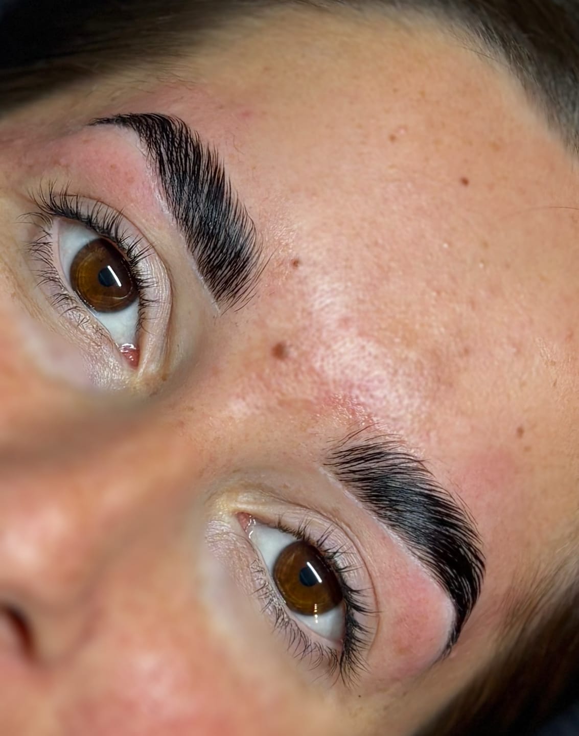 Customer photo review of Hybrid Stain and Eyebrow Lamination