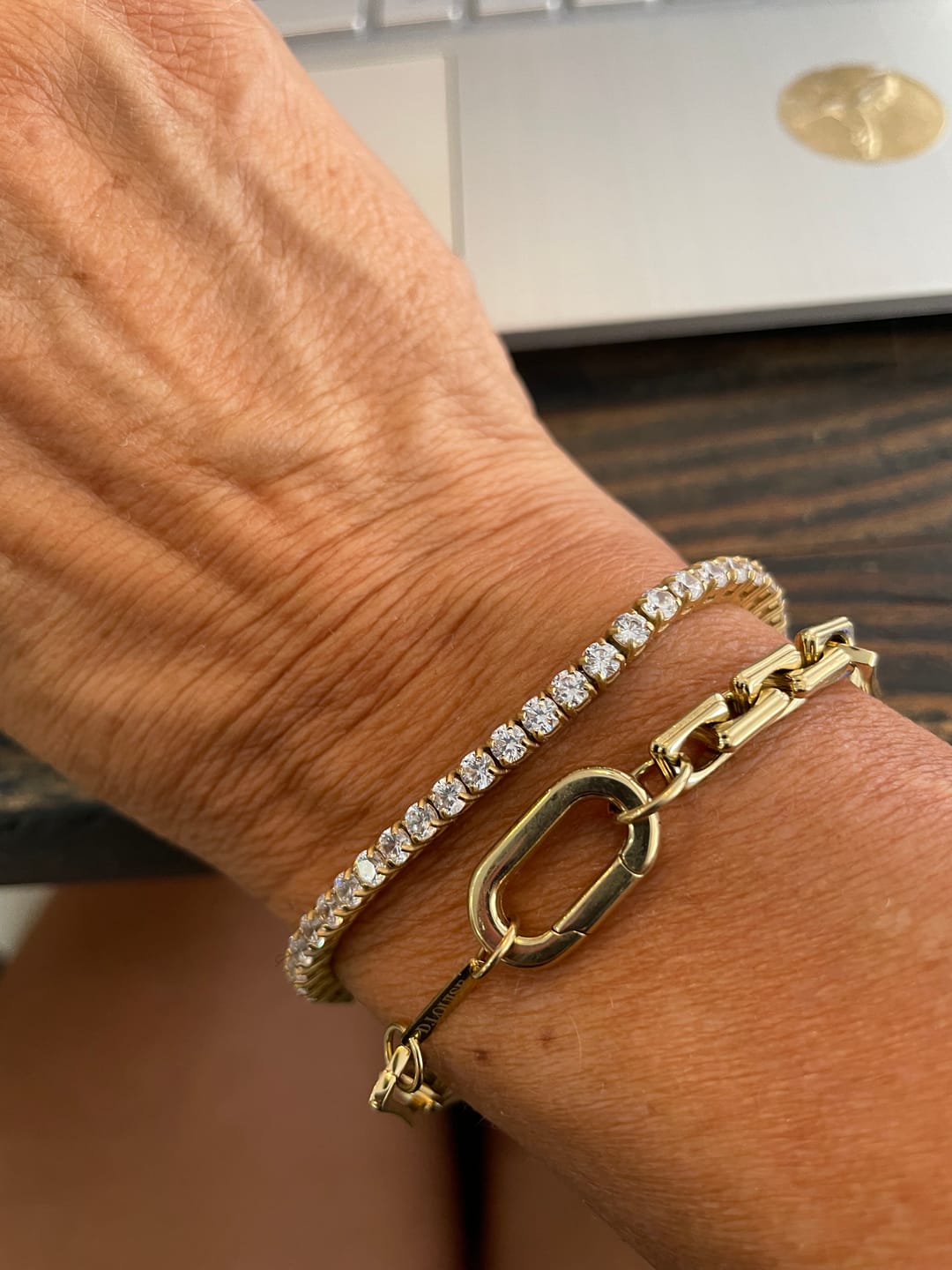 Customer photo review of The Lovers Chain Bracelet