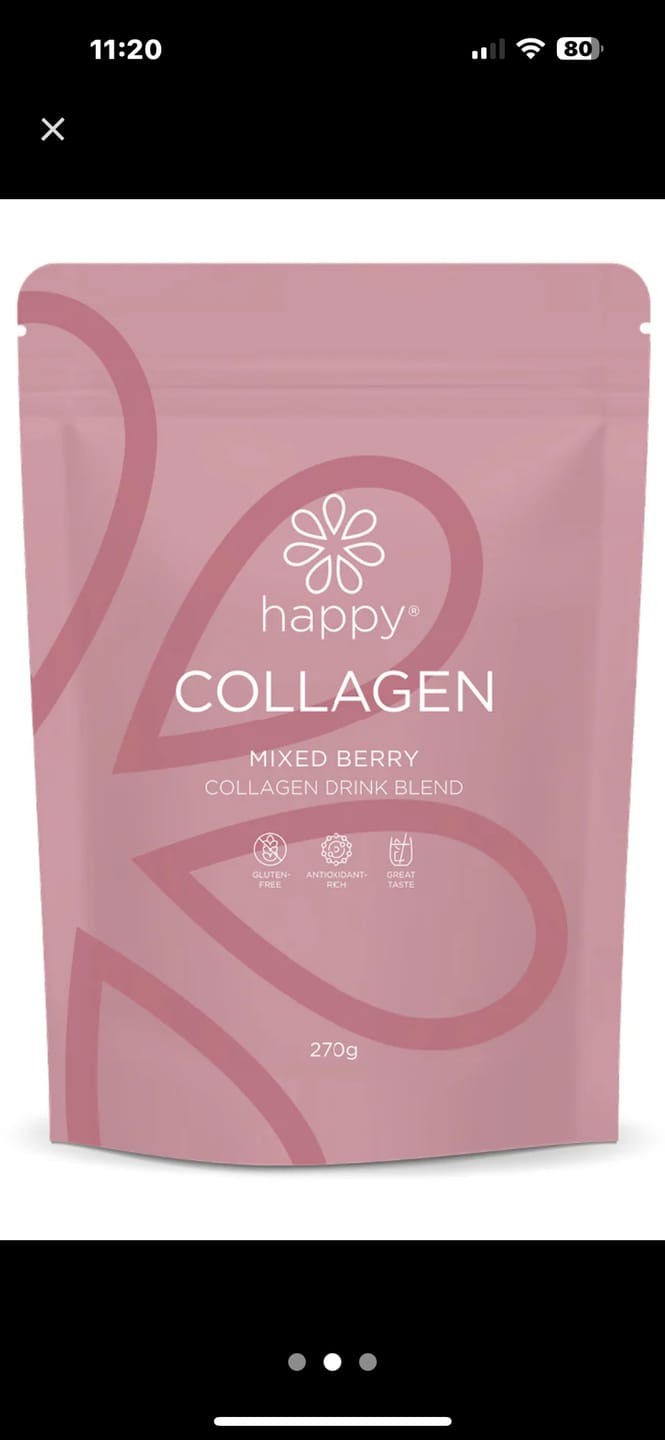 Customer photo review of Prebiotic Collagen Supplement - Happy Collagen