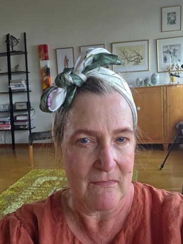 Customer photo review of Brand New Jim Thompson Botanical Silk Scarf