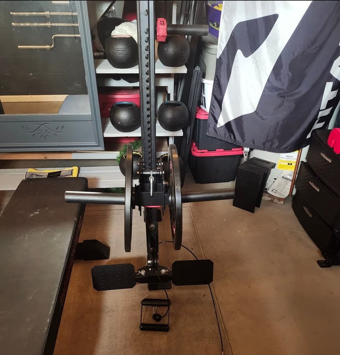 Customer photo review of Pulley System - Rows Collapsible Footplate