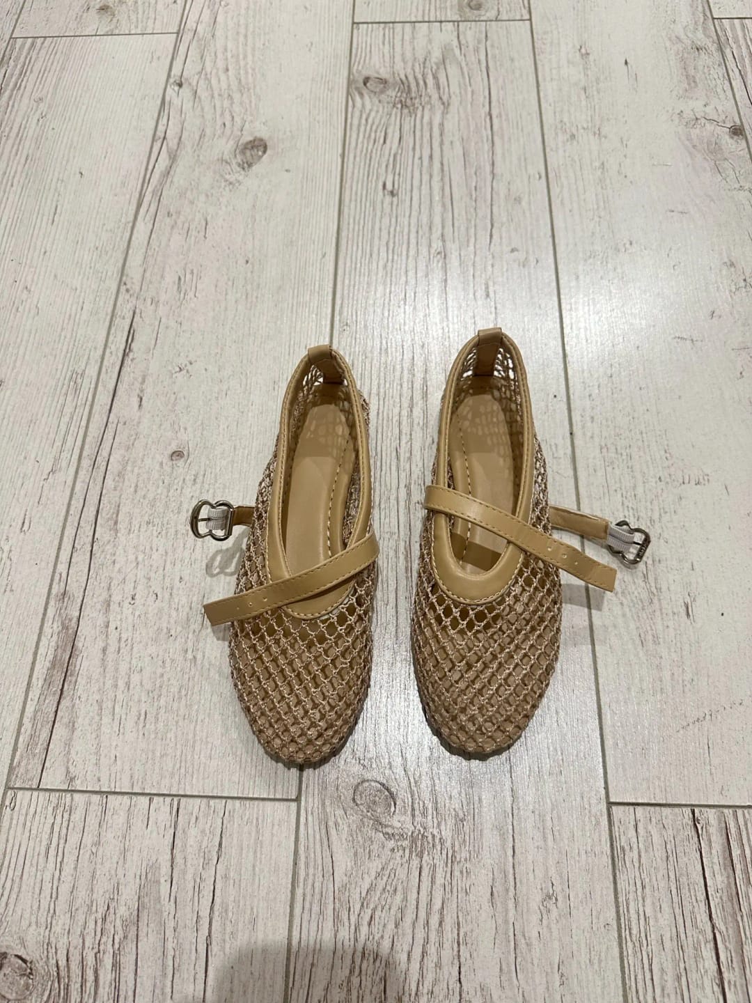 Customer photo review of Rebecca Mesh Ballet Flats