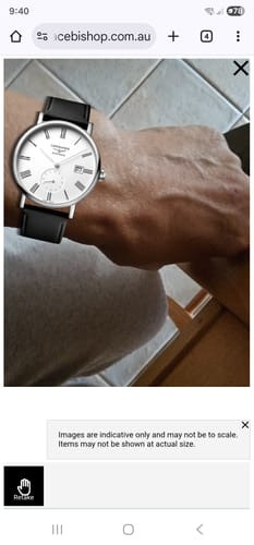Customer photo review of Longines Elegant Men's 39mm Stainless Steel Automatic Watch L4.812.4.11.0