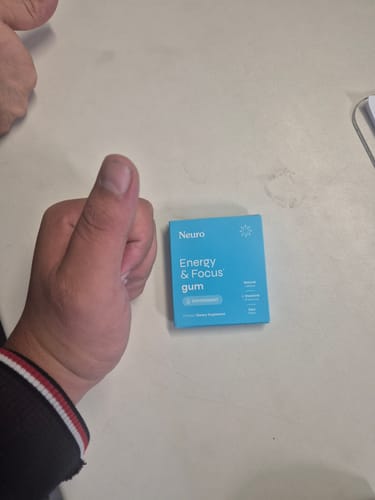 Customer photo review of Energy & Focus Gum