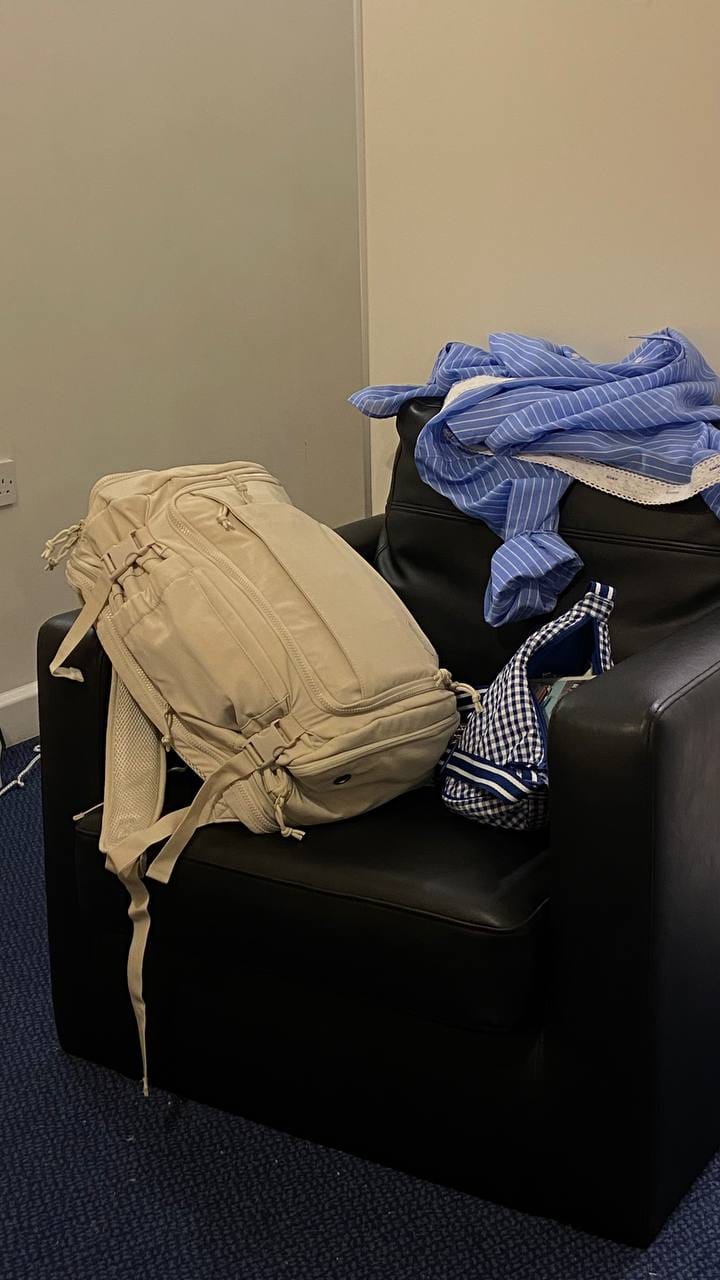 Customer photo review of Blast 38L Travel Backpack