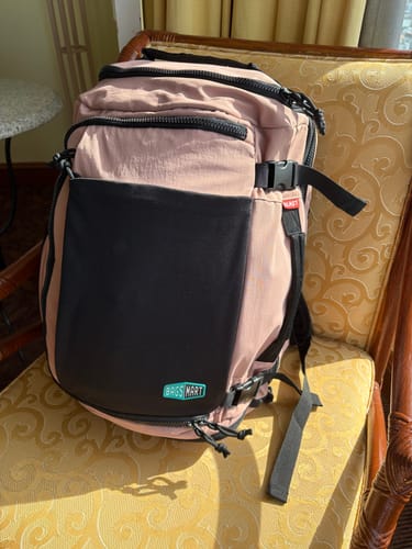 Customer photo review of Blast 28L-38L Extended Mesh Carry On Travel Backpack