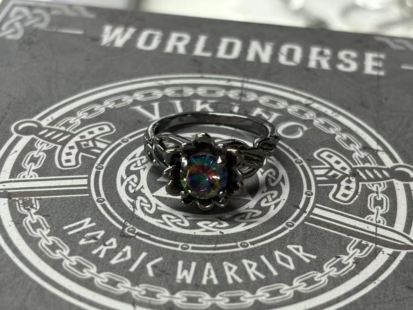 Customer photo review of FREE Today: Aurora Flower Knot Ring