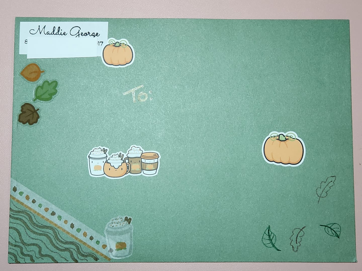 Customer photo review of Pumpkin Spice Variety Sticker Pack
