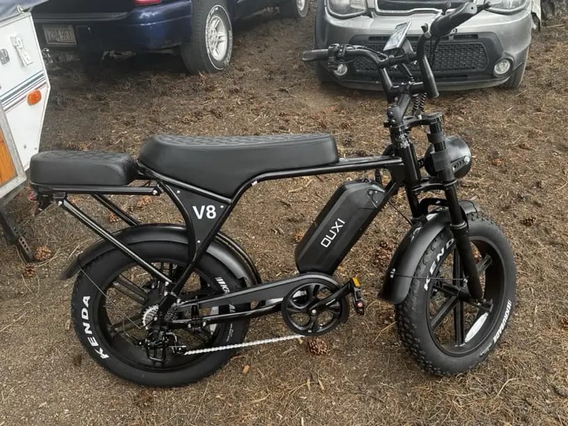 Customer photo review of OUXI V8 750W Fat Tire Electric Bike