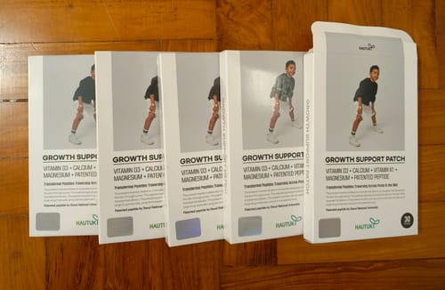 Customer photo review of HAUTUKI Growth Support Patch - 5 Month Supply (5Box) 40% OFF
