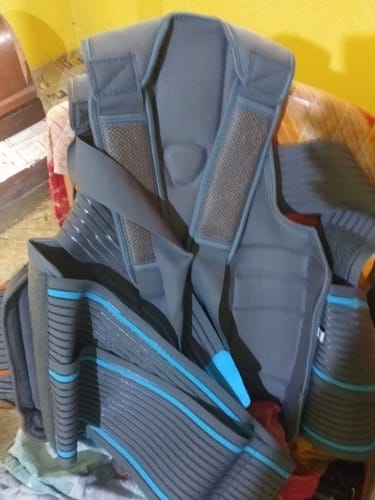 Customer photo review of Dorso Lumbar Spinal Brace (Taylor Brace) | Provides Firm Back Support to the Thoracic & Lumbar Spine (Grey)