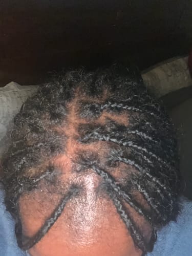 Customer photo review of Instant Dye Shampoo