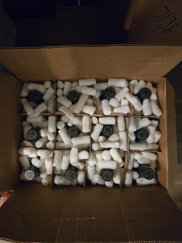 Customer photo review of Buffalo Trace Bourbon Whiskey Case Bundle (12 Bottles) (750ml)