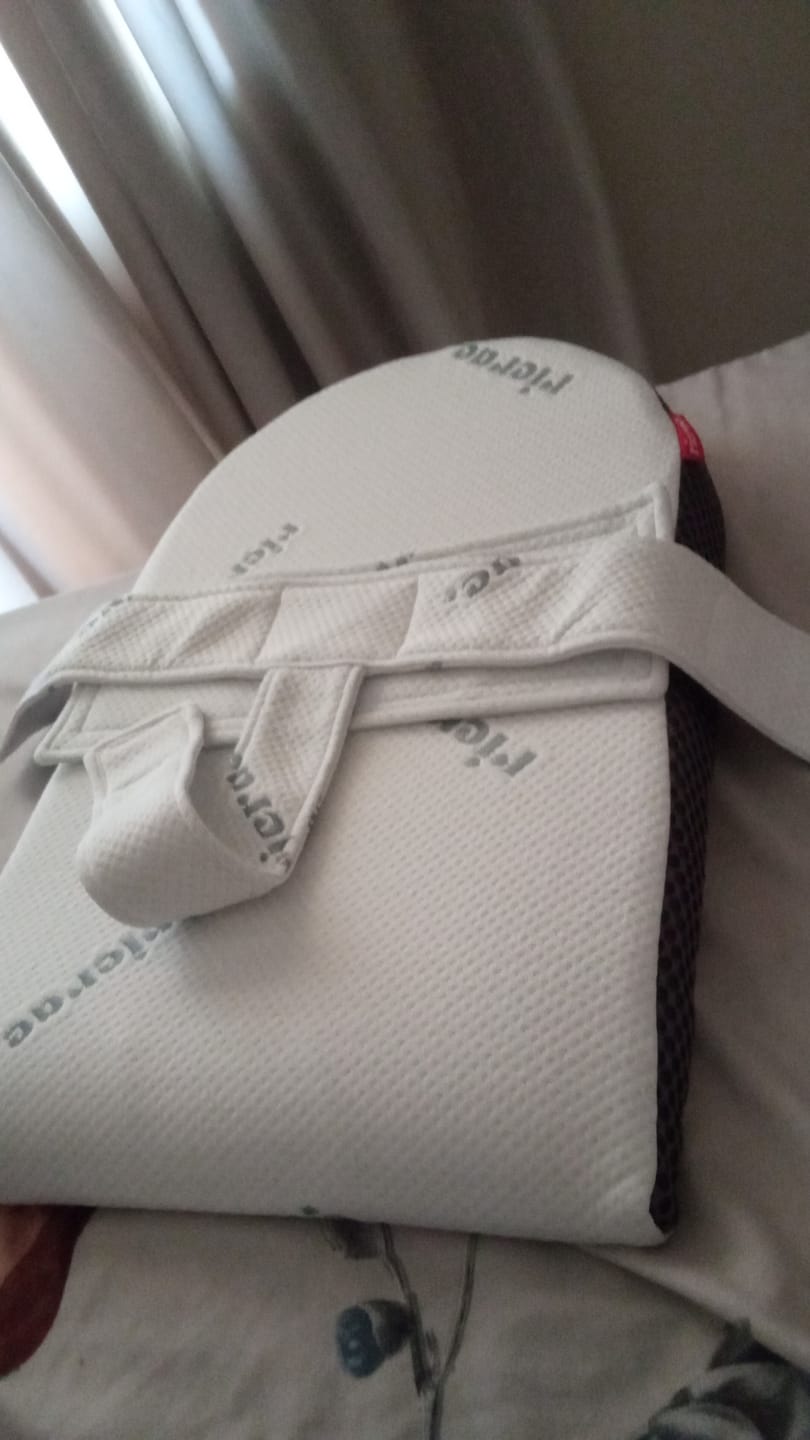 Customer photo review of Baby Acid Reflux Wedge Pillow - Ratel