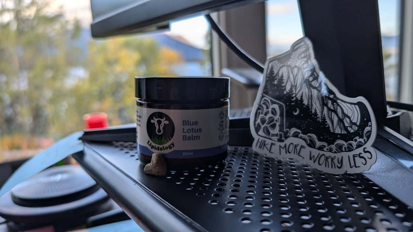 Customer photo review of Organic Blue Lotus Tallow Balm