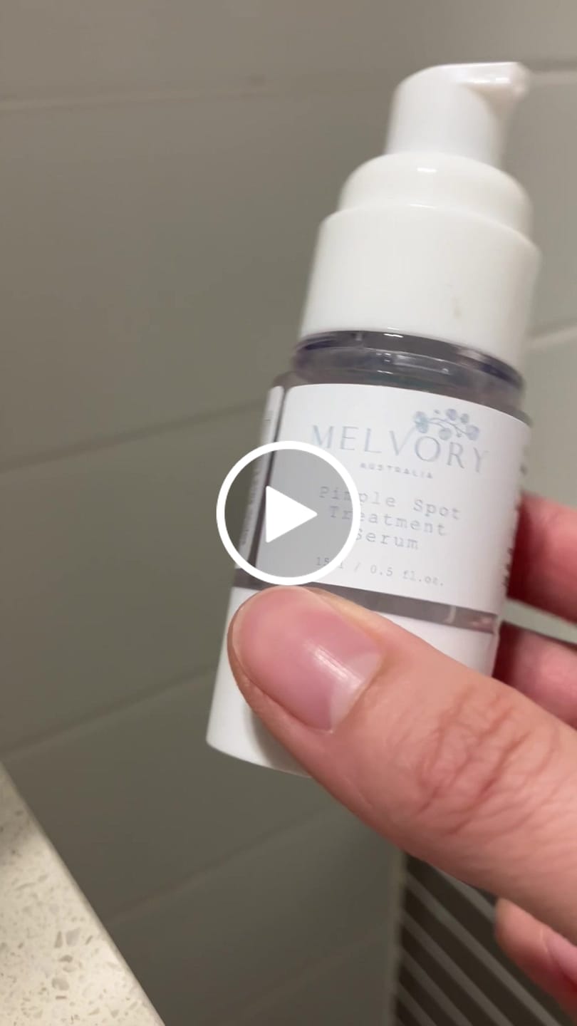 Customer video review of Pimple Spot Treatment Serum