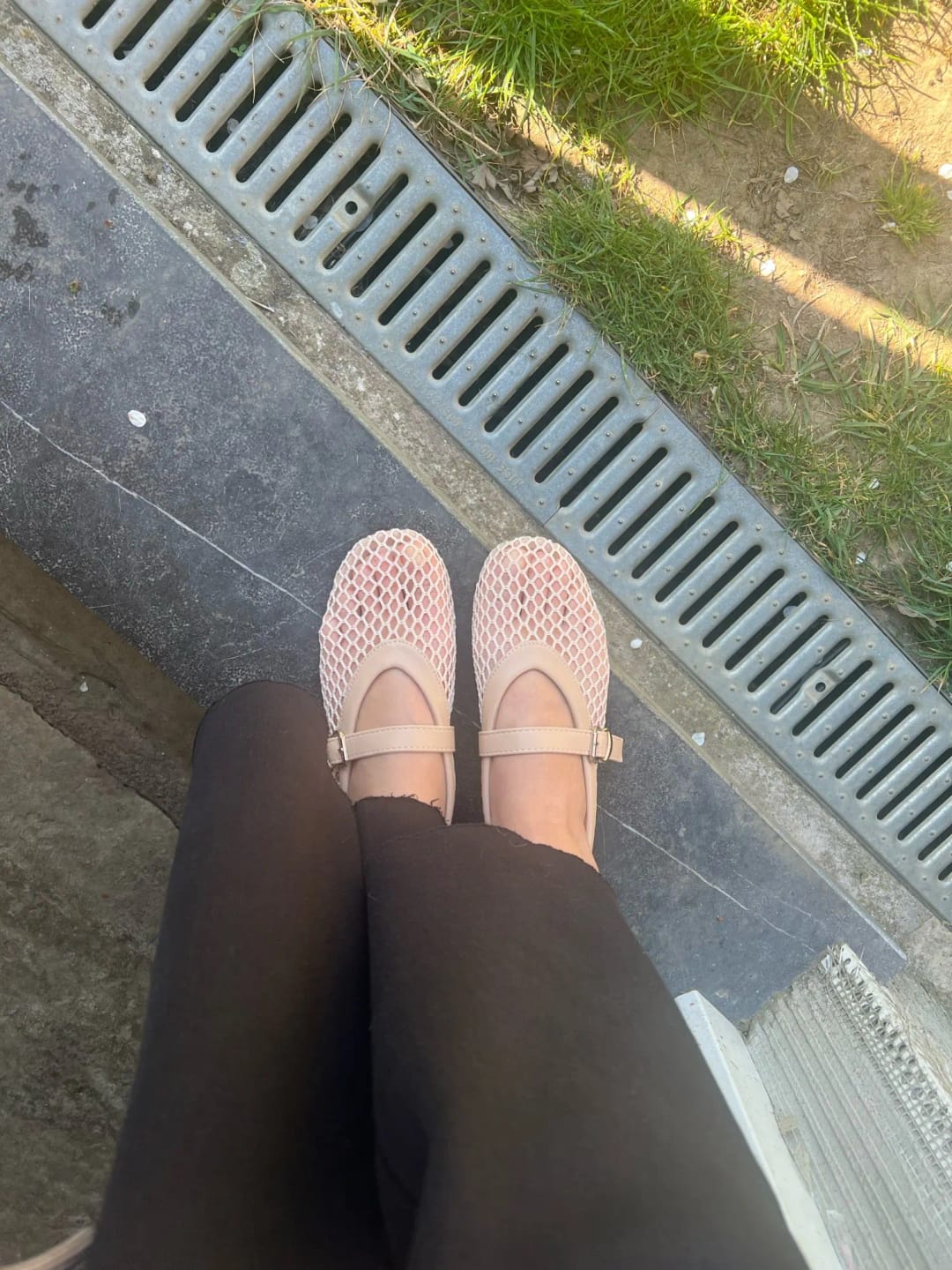 Customer photo review of Rebecca Mesh Ballet Flats
