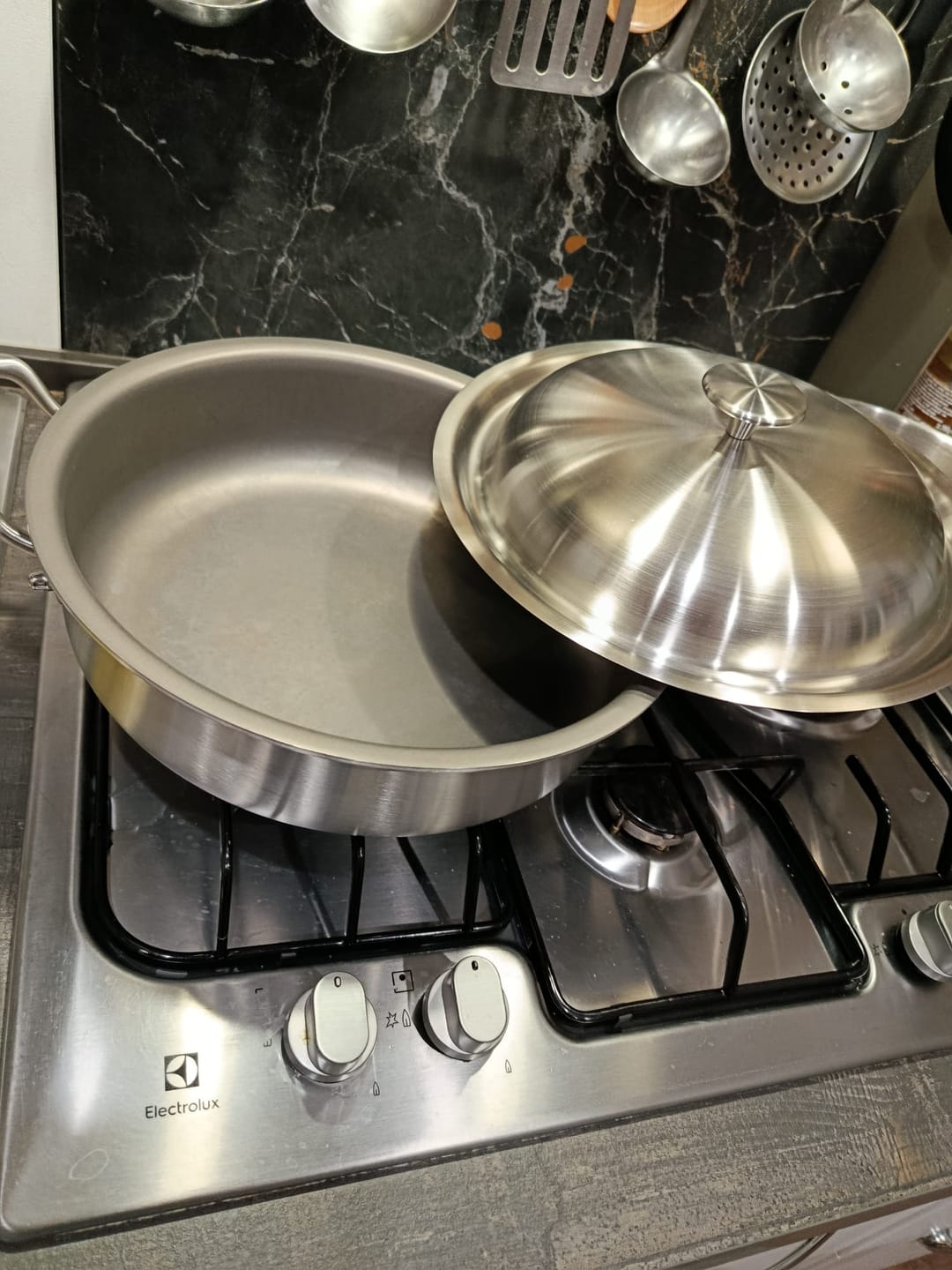 Customer photo review of Casseruola ∅ 30 cm - Superficie di cottura di puro titanio