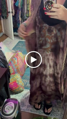 Customer video review of Summer Flourish Wrap Dress 0725 107