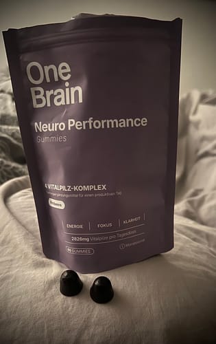 Customer photo review of OneBrain Vitalpilz Gummies