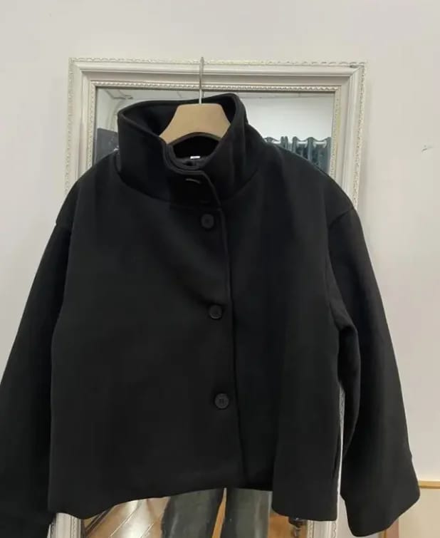 Customer photo review of Rosalia Elegant Jacket with Stand Collar